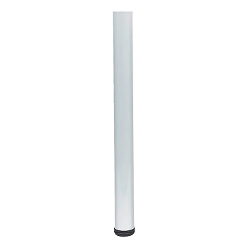Tafelpoot diameter 80mm - 710/740mm - wit