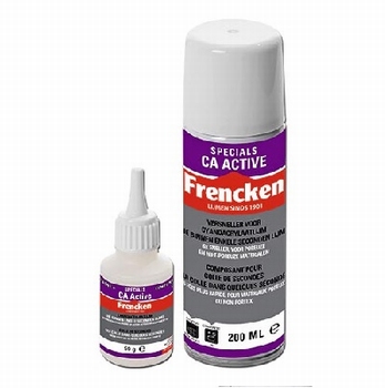 Frencken CA Active set 50 g secondelijm + 200 ml activator