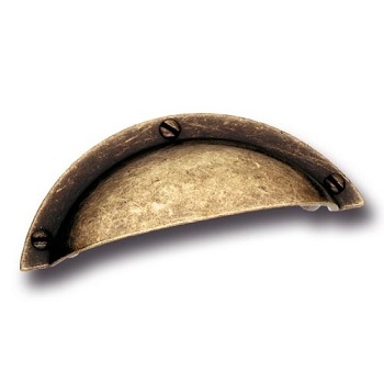 Greep Ida - Messing gebruineerd - Lengte 92 mm