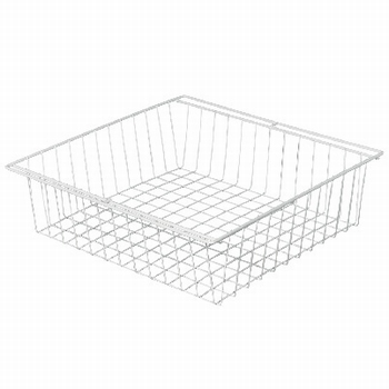 Draadmand (b x d x h): 530 x 430 x 120 mm - wit