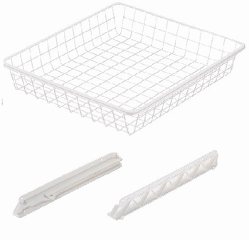 Draadmand hoogte 85mm wit - voor kastbreedte 50cm