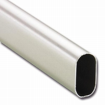Kastroede ovaal mat vernikkeld - lengte 80cm