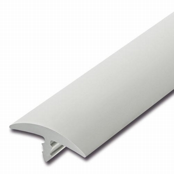 Standaard afwerkband lichtgrijs 20x2,5mm - rol 25meter