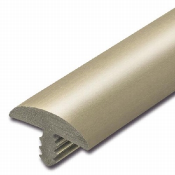 Afwerkband halfrond edelstaalkleurig 20x4mm