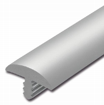 Afwerkband halfrond lichtgrijs 20x4mm