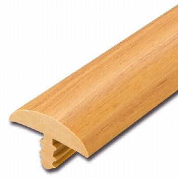 Afwerkband halfrond roodbeuken 20x4mm