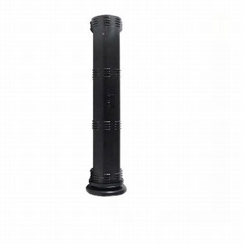 Hoogteversteller Ø60x1,5 -  verstelbereik 0-200mm - zwart vr