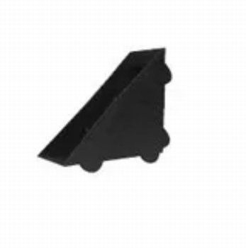 Beschermhoek 50x50mm - voor plaatdikte: 11-12mm - zwart