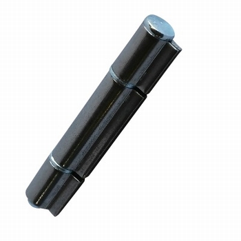 Aanlasscharnier Blank staal verhoogd - 100x14mm - 3 delig