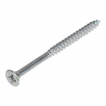 Spaanplaat/houtschroef 4,0x40mm deeldraad - doos 200 stuks