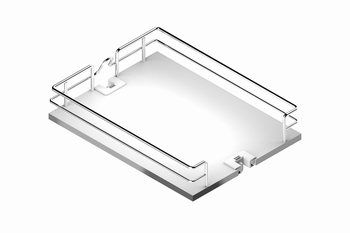 Mand - witte bodem - front: 500mm