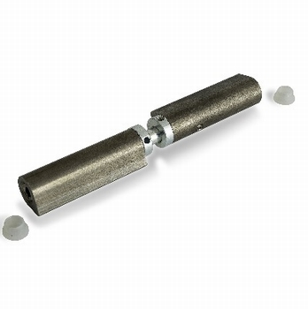 Aanlaspaumelle 3D verstelbaar Ø 20 mm blank staal 160mm