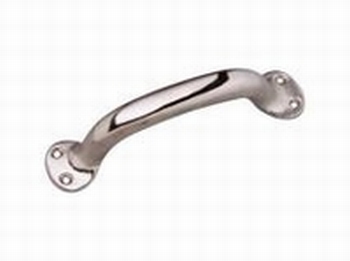 Holle greep staalvernikkeld 195mm - boorafstand 170mm