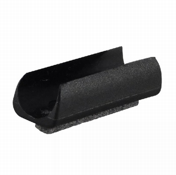 Slededop zelfklemmend met viltlaag - voor buis 15/16mm