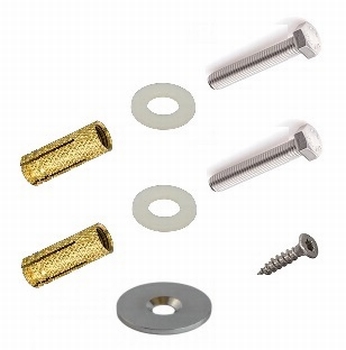 Extra bevestigingsset voor de magnetische deurvastzetter