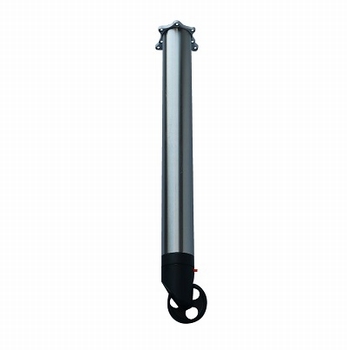 Tafelpoot RVS Ø 60mm zwenkwiel en rem - 75cm - ZM126