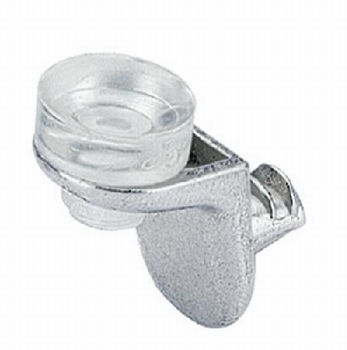 Glasplaatdrager voor boor 5mm - vernikkeld