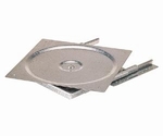 QUADRO uittrekbaar tv-blad 30x30cm - hoogte 34mm<br />Per stuk QUADRO uittrekbaar tv-blad 30x30cm - hoogte 34mm<br />Per stuk