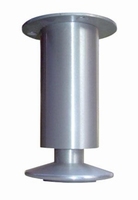 Aluminium meubelpoot 40mm - hoogte 130mm