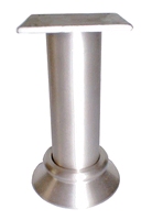 Aluminium meubelpoot diameter 30mm - hoogte 100mm