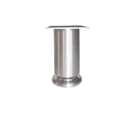 Aluminium meubelpoot diameter 50mm - hoogte 100mm