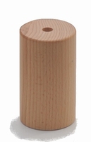 Bankstelpootjes 60mm - massief beuken - hoogte 12cm