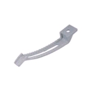 Kabelhouder enkel - kunststof grijs<br />per stuk Kabelhouder enkel - kunststof grijs<br />per stuk