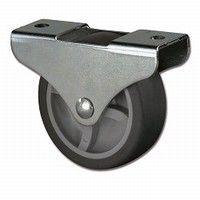 Kastwiel 50kg - wiel kunststof, voor harde bodems