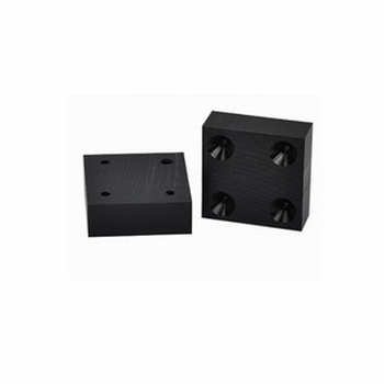 Massief kunststof tafelverhoger 56x56x20mm - zwart<br />per stuk Massief kunststof tafelverhoger 56x56x20mm - zwart<br />per stuk