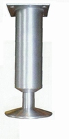 Meubelpoot aluminium 35mm - lengte 190mm<br />per stuk Meubelpoot aluminium 35mm - lengte 190mm<br />per stuk