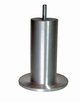 Meubelpoot aluminium 50mm - lengte 100mm