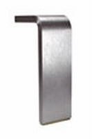 Meubelpoot aluminium 50x10mm - lengte 190mm<br />per stuk Meubelpoot aluminium 50x10mm - lengte 190mm<br />per stuk