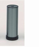 Stelpoot staal rvs finish - diameter 50mm - hoogte 100mm<br />per stuk Stelpoot staal rvs finish - diameter 50mm - hoogte 100mm<br />per stuk