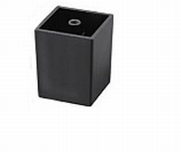 Tafelverhoger vierkant 50x50mm - hoogte 30mm - zwart<br />per stuk Tafelverhoger vierkant 50x50mm - hoogte 30mm - zwart<br />per stuk