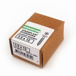 Spaanplaat/houtschroef PK 3,5x12mm - doos 200 stuks<br />per doos Spaanplaat/houtschroef PK 3,5x12mm - doos 200 stuks<br />per doos
