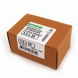 Spaanplaat/houtschroef PK 3,5x35mm - doos 200 stuks<br />per doos Spaanplaat/houtschroef PK 3,5x35mm - doos 200 stuks<br />per doos
