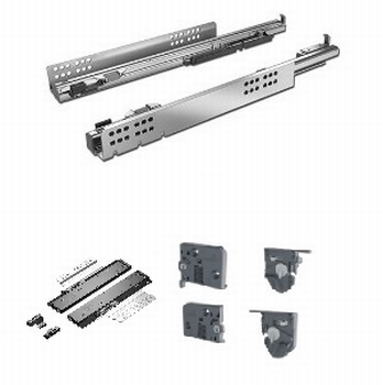 Quadro V6/550mm Push to Open - 4D - Belastbaar tot 30kg<br />Per set Quadro V6/550mm Push to Open - 4D - Belastbaar tot 30kg<br />Per set