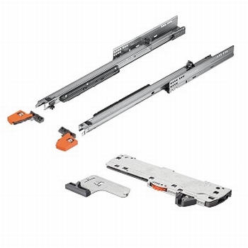 Blum Movento incl. softclosing en push to open 270mm - 40kg