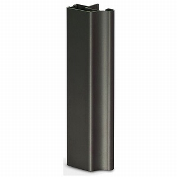Greeplijst aluminium zwart - type A/18mm - 520cm