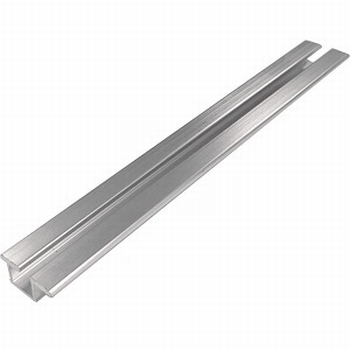 Rail voor boven en onder aluminium zilver - 290cm