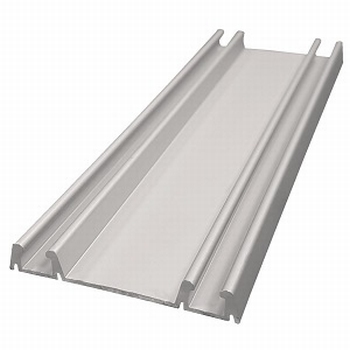 Onderrail aluminium mat zilver - 510cm - J6