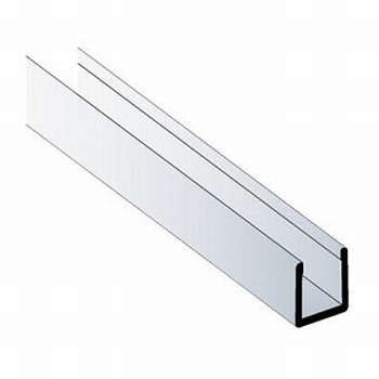 Deurprofiel laag aluminium mat zilver - 200cm - J6