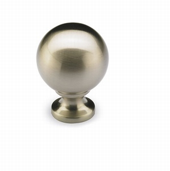 Knop Bona - Edelstaal finish geborsteld - diameter 30 mm