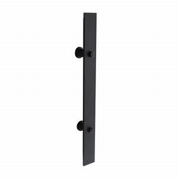 Deurgreep plat 400x40mm - zwart