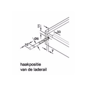 Boormal lade voor Tandem/Movento geleider