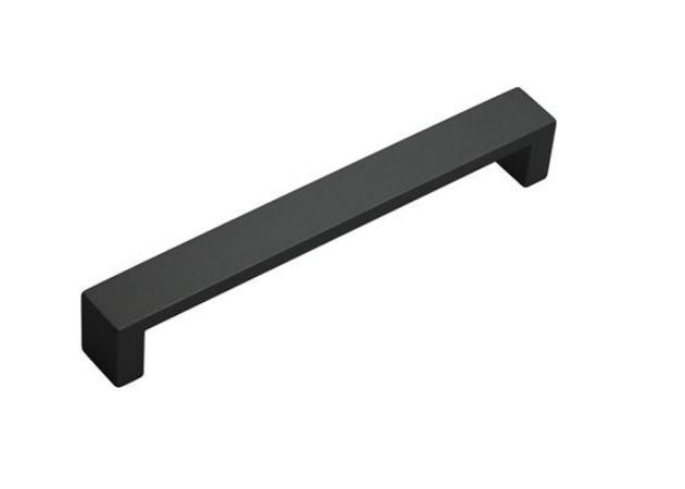 Design meubelgreep mat zwart -  128/138mm