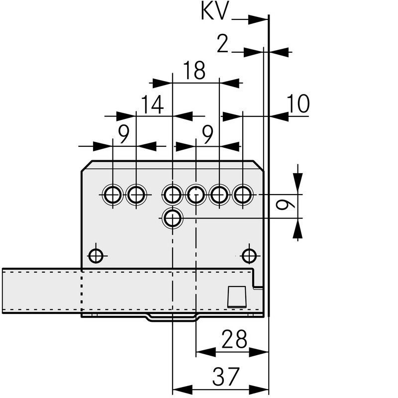 DWD XP geleider 350mm / 40kg met soft-close