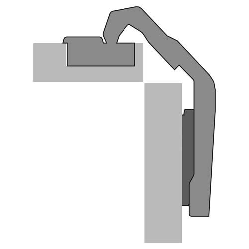 Hettich Intermat 9930 voor hoekkasten