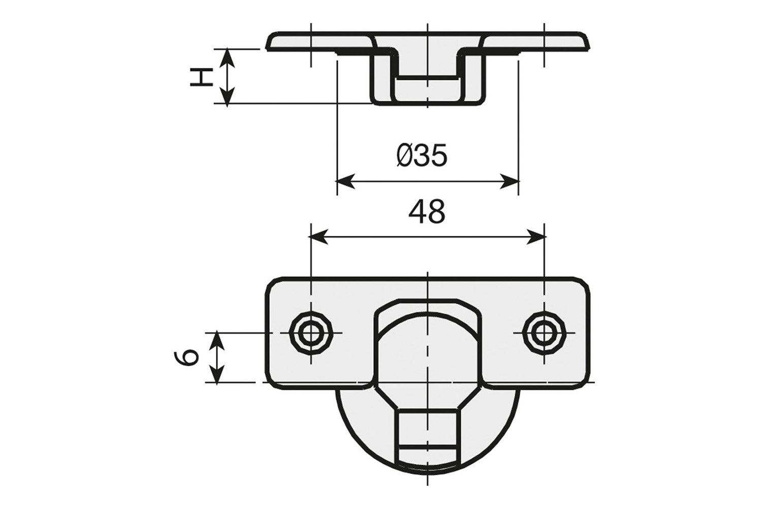 Mesuco 131x rapid - 110° - softclosing - half opliggend