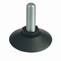 Stelschroef met kunststof voetplaat - M10x50mm
